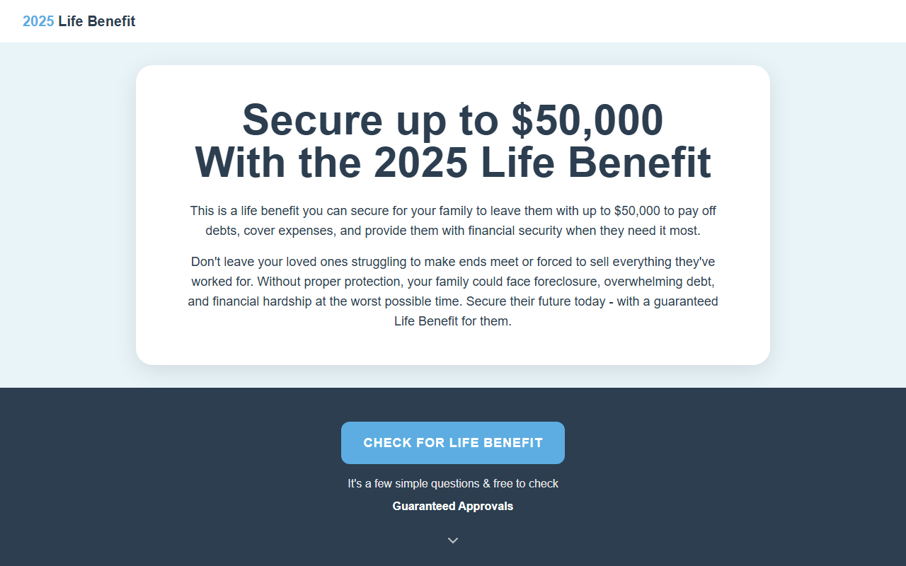 2025lifebenefit.com screenshot