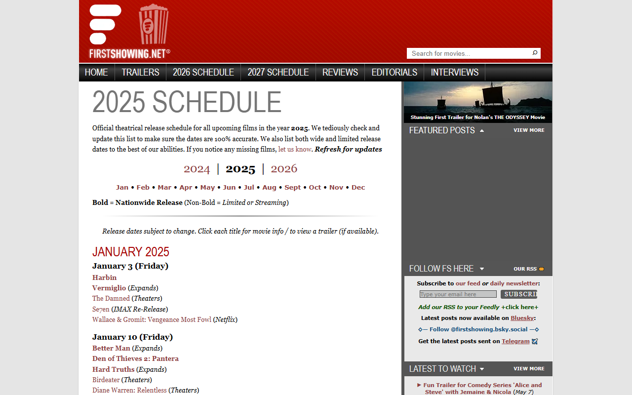 2025movies.com screenshot