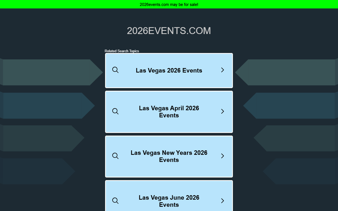 2026events.com screenshot