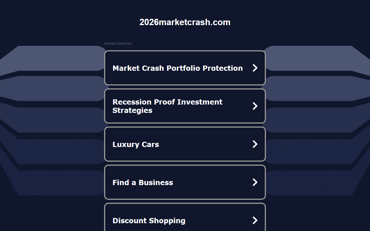 2026marketcrash.com screenshot