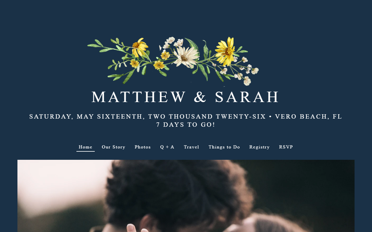 2026mattandsarah.com screenshot