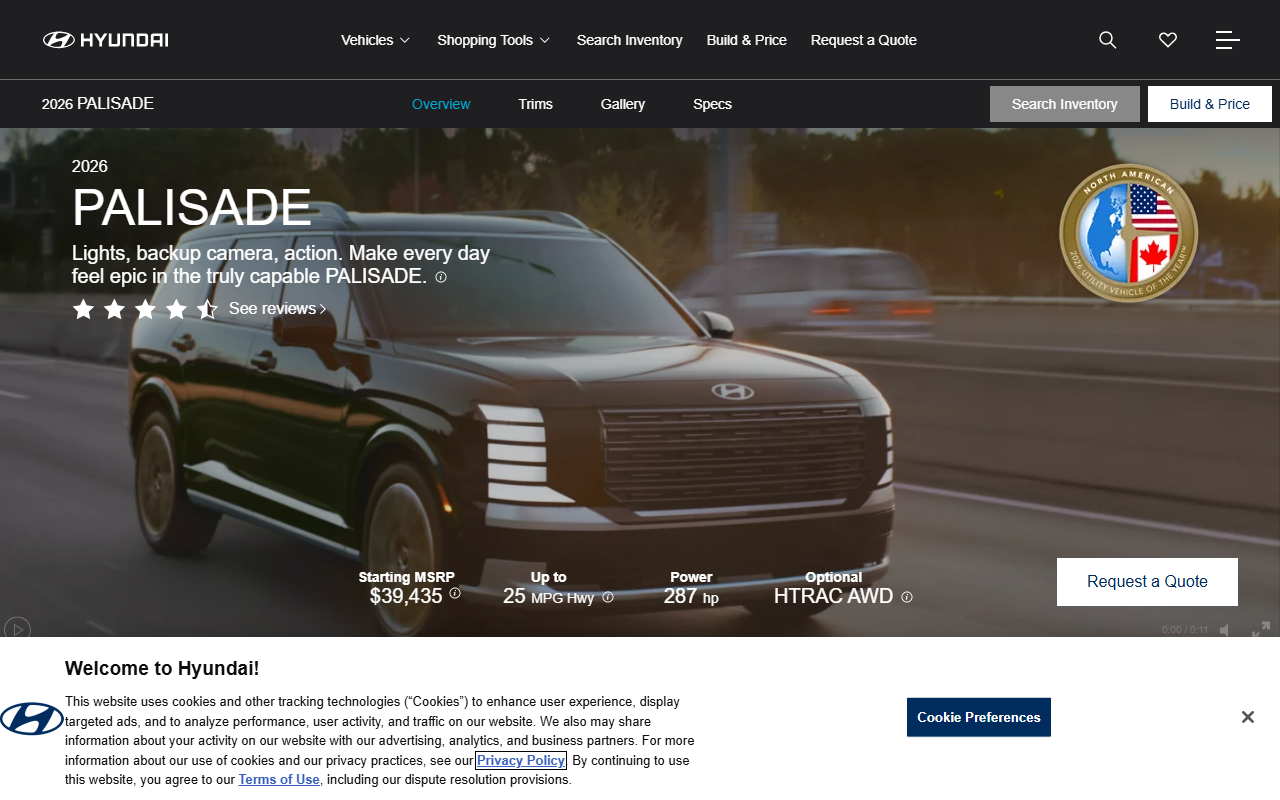 2026palisade.com screenshot