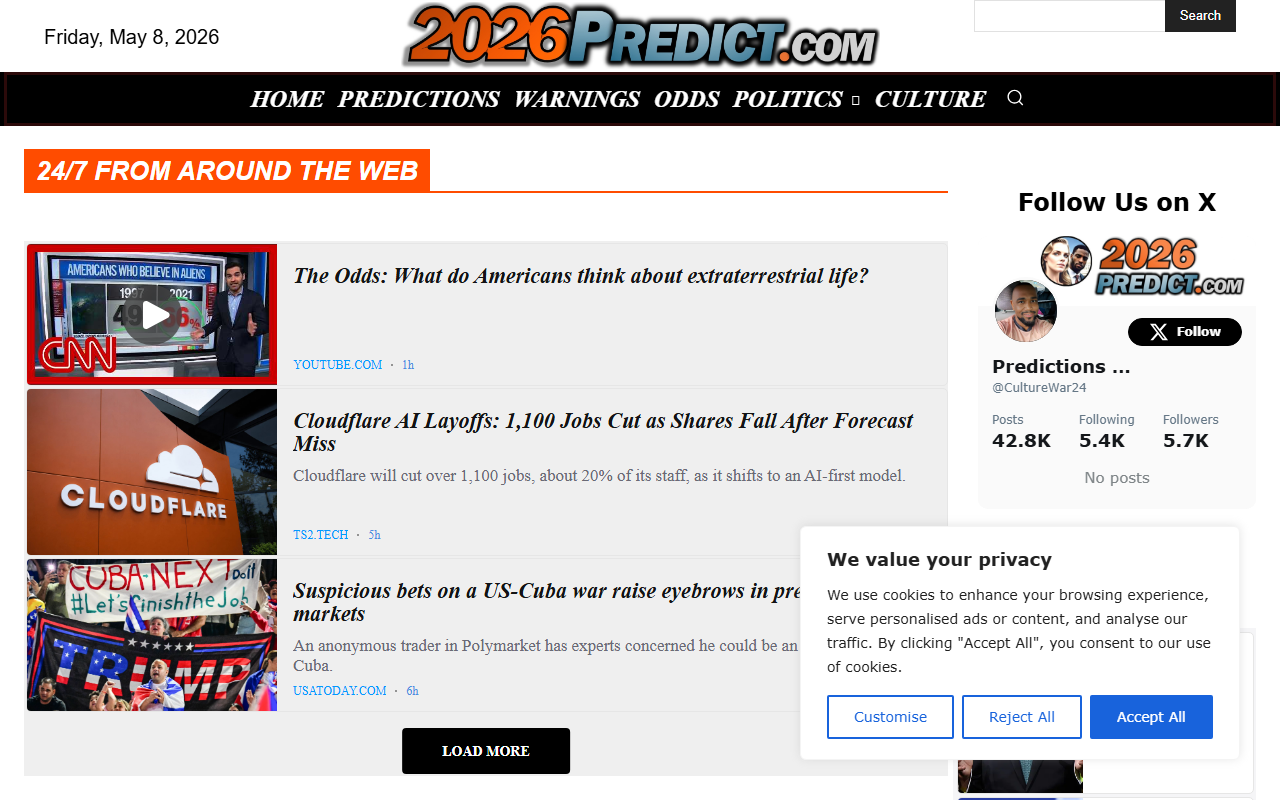 2026predict.com screenshot