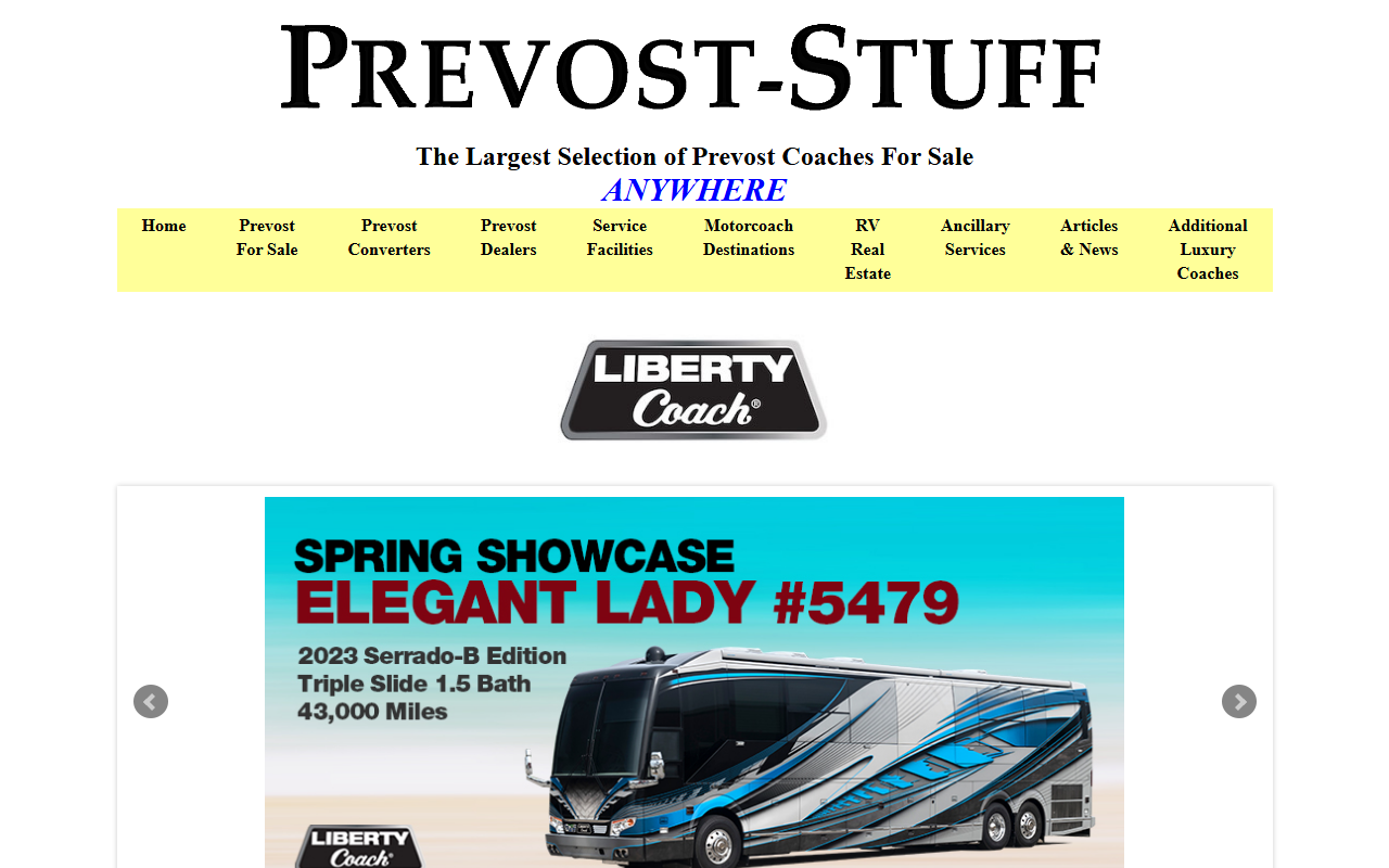 2026prevost.com screenshot