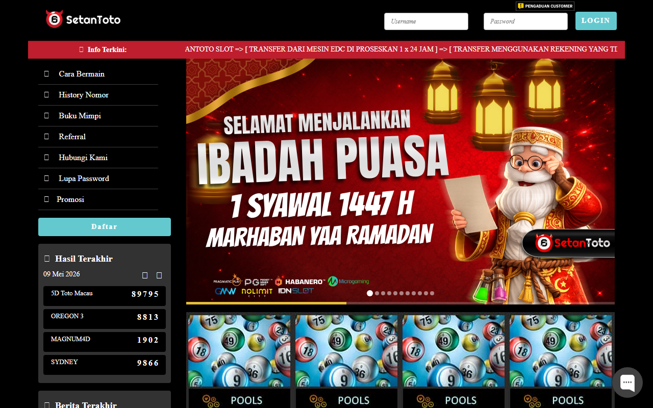 2026setantoto300.com screenshot