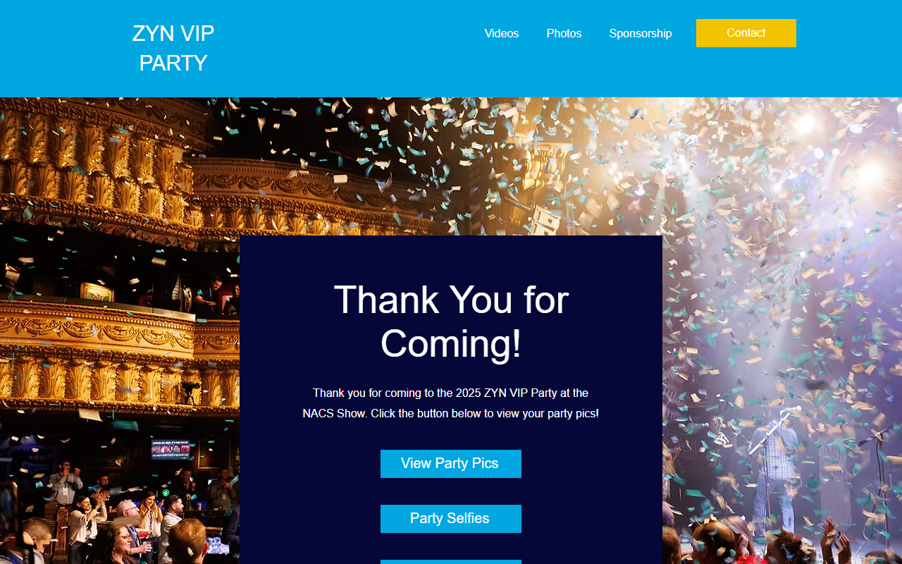 2026vipparty.com screenshot