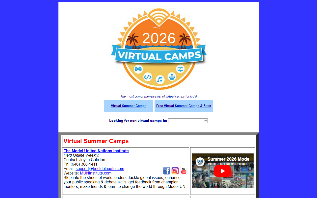 2026virtualcamps.com screenshot