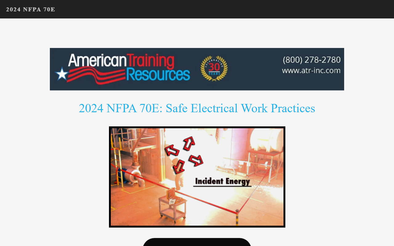 2027nfpa70e.com screenshot