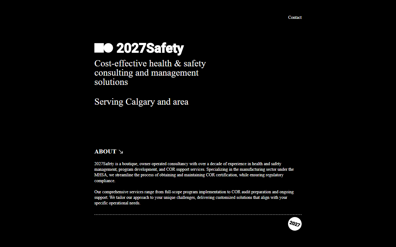 2027safety.com screenshot