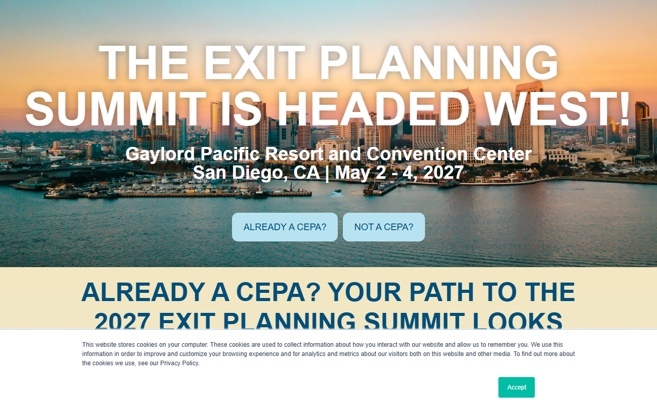 2027summit.com screenshot
