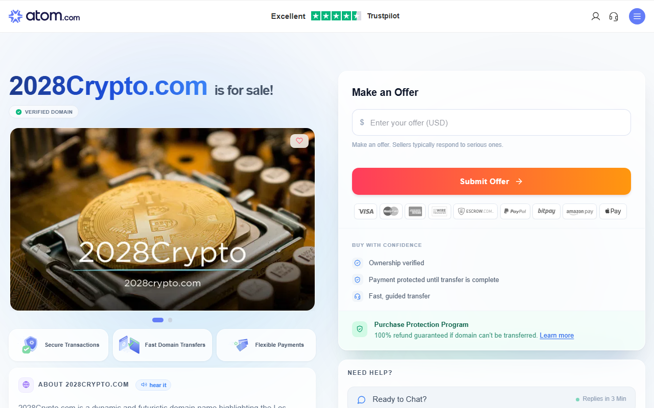 2028crypto.com screenshot