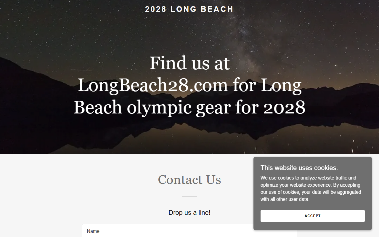 2028longbeach.com screenshot