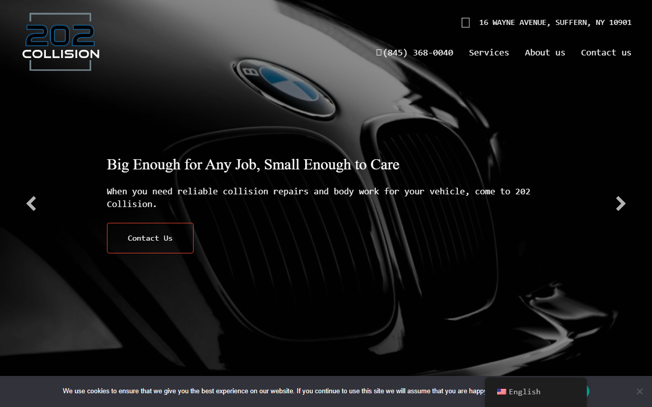 202autobody.com screenshot