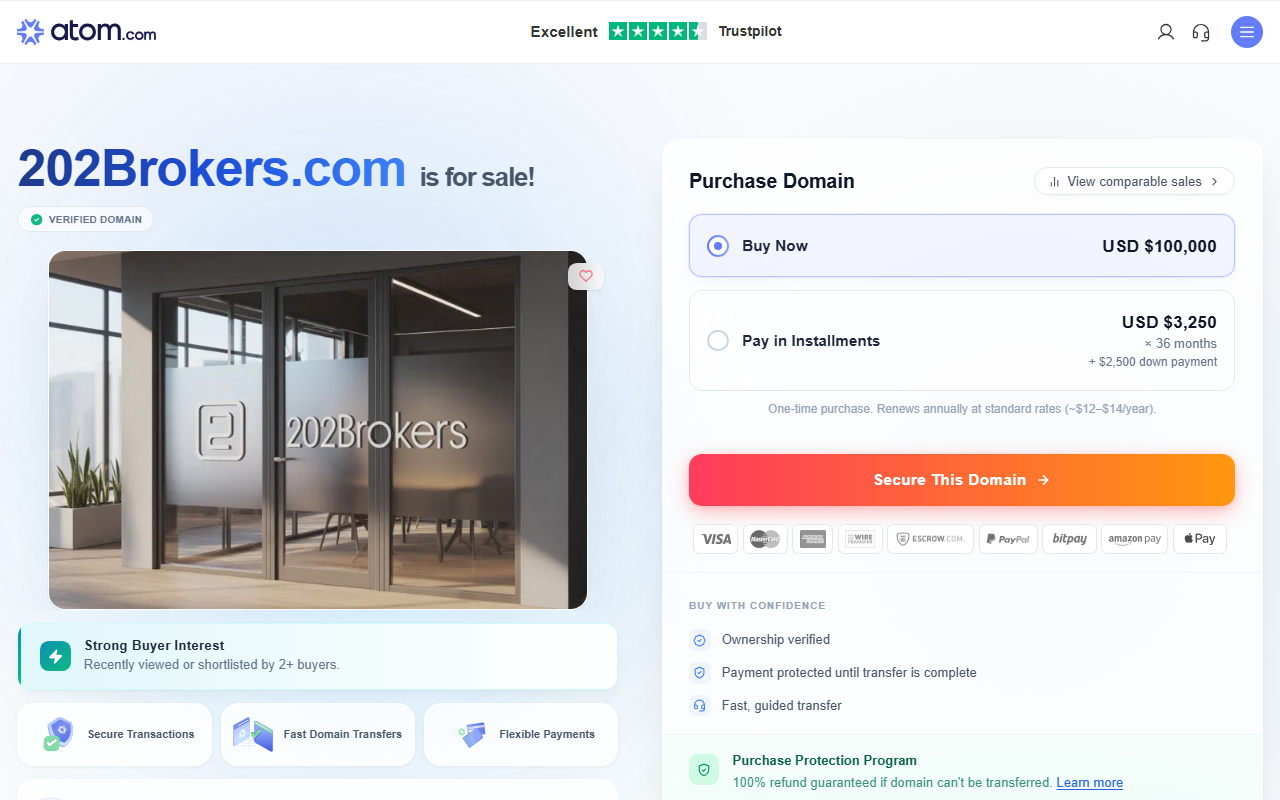 202brokers.com screenshot