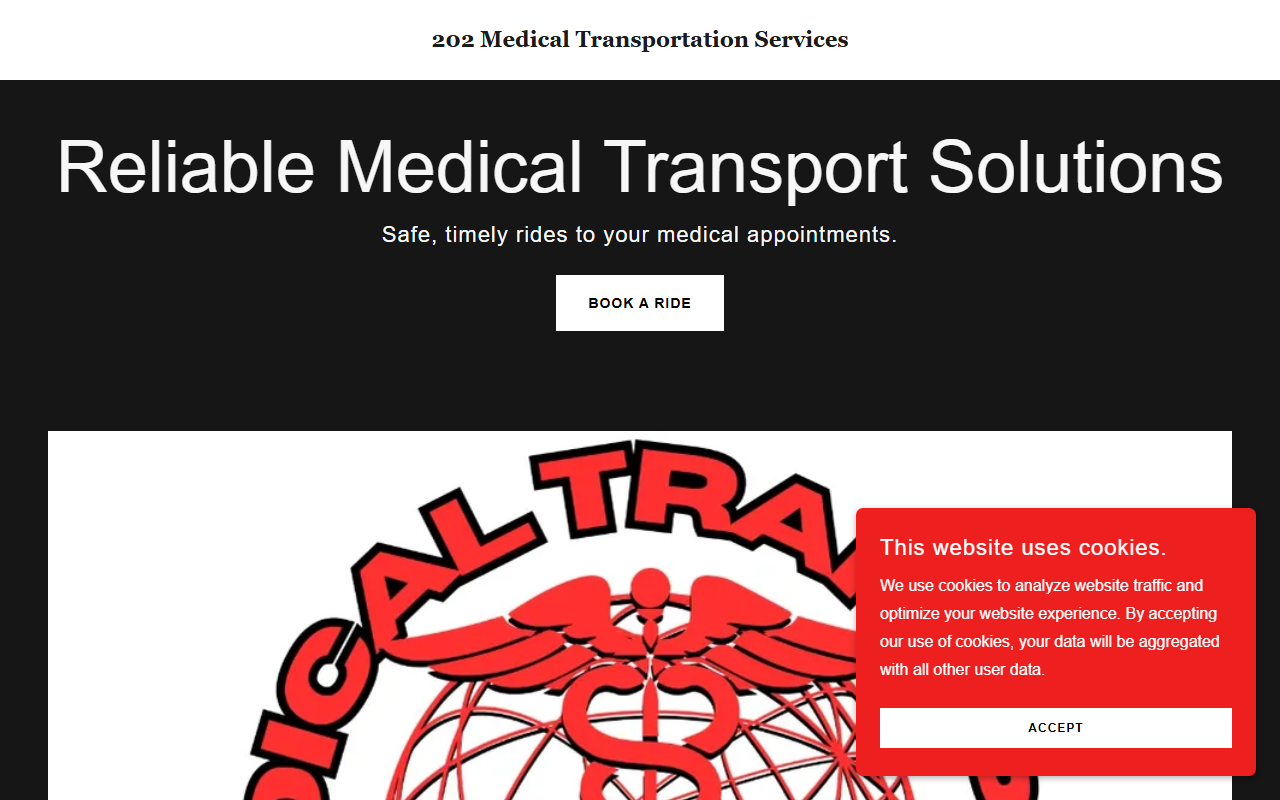 202medtransport.com screenshot
