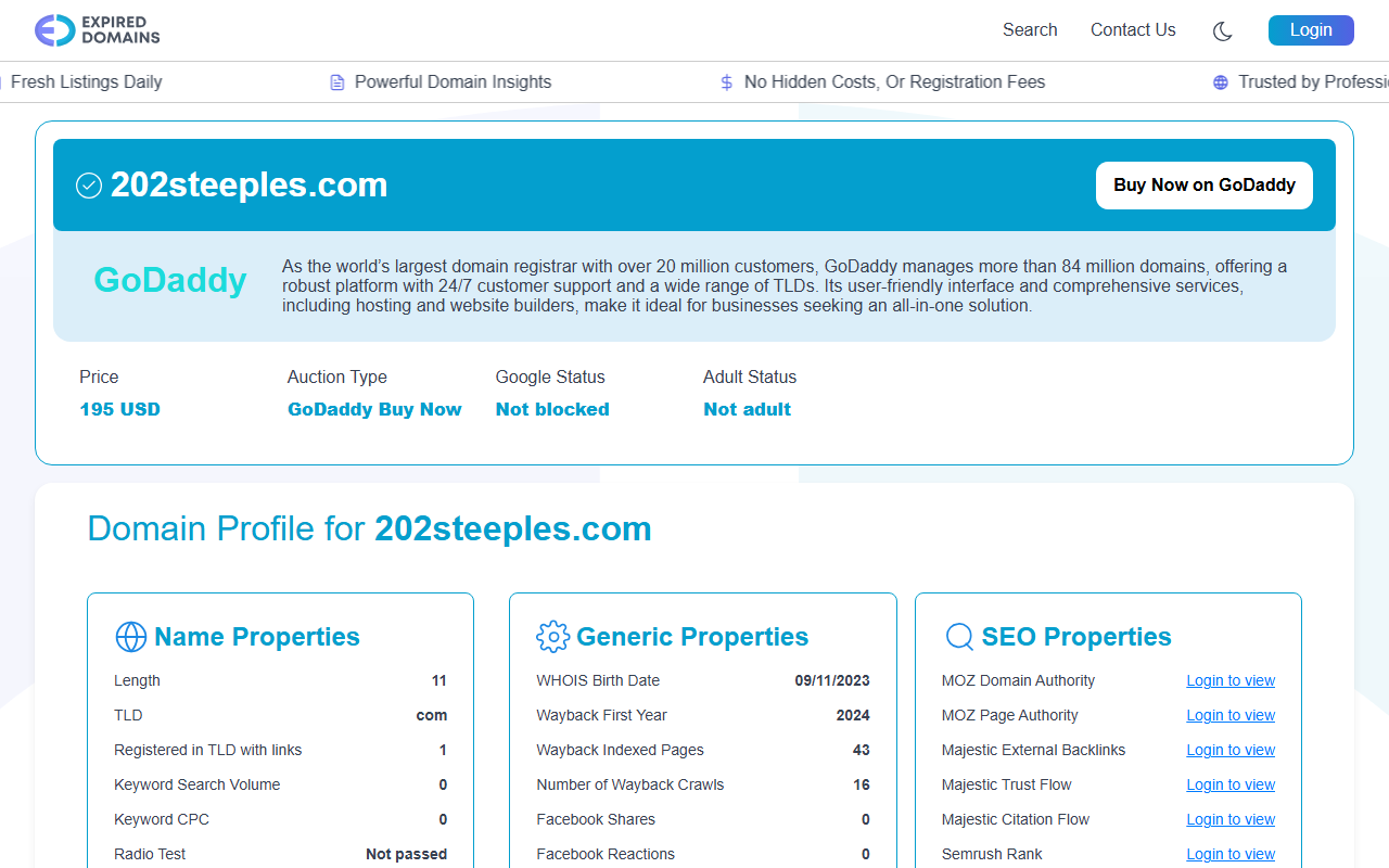202steeples.com screenshot
