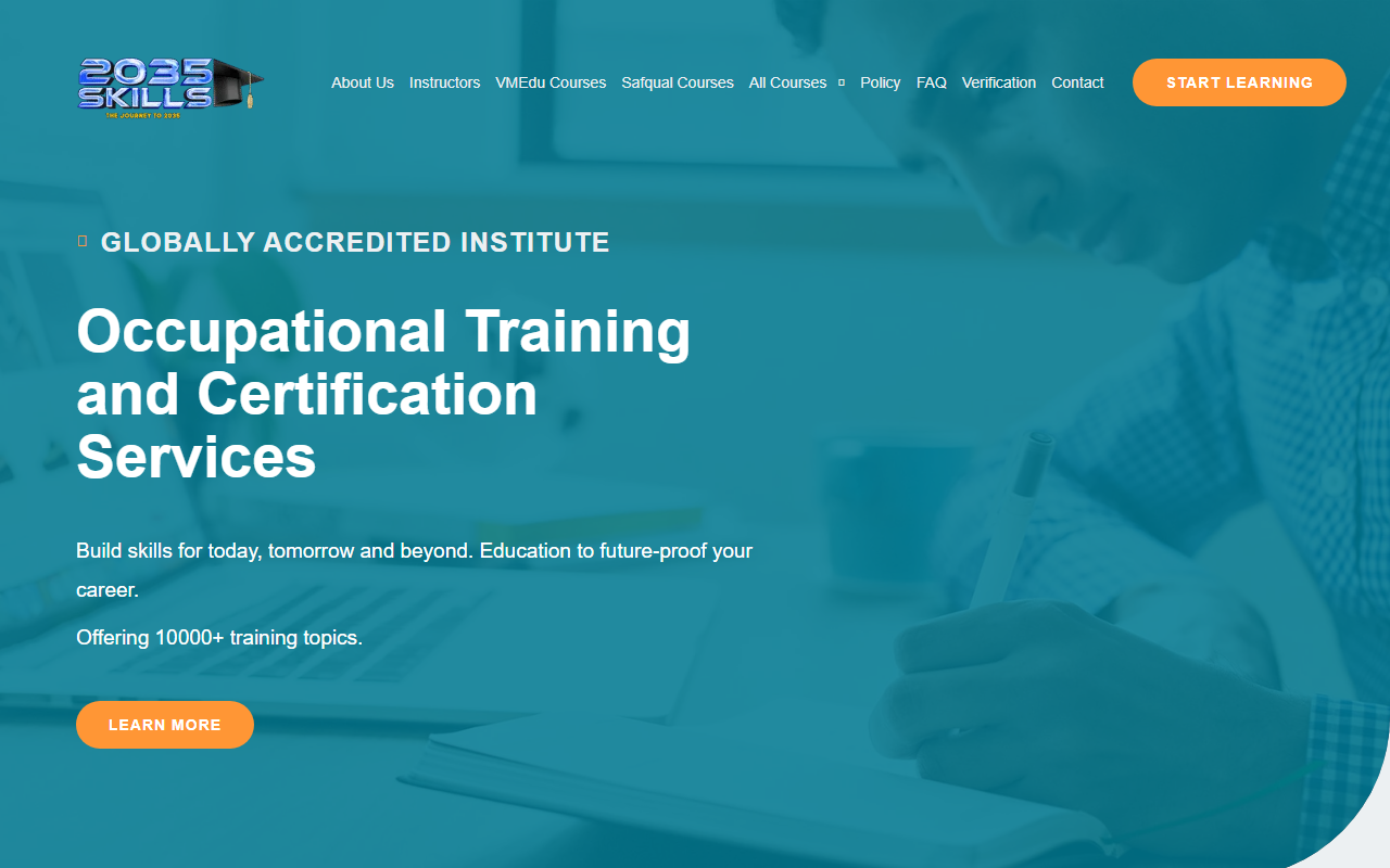 2035skills.com screenshot