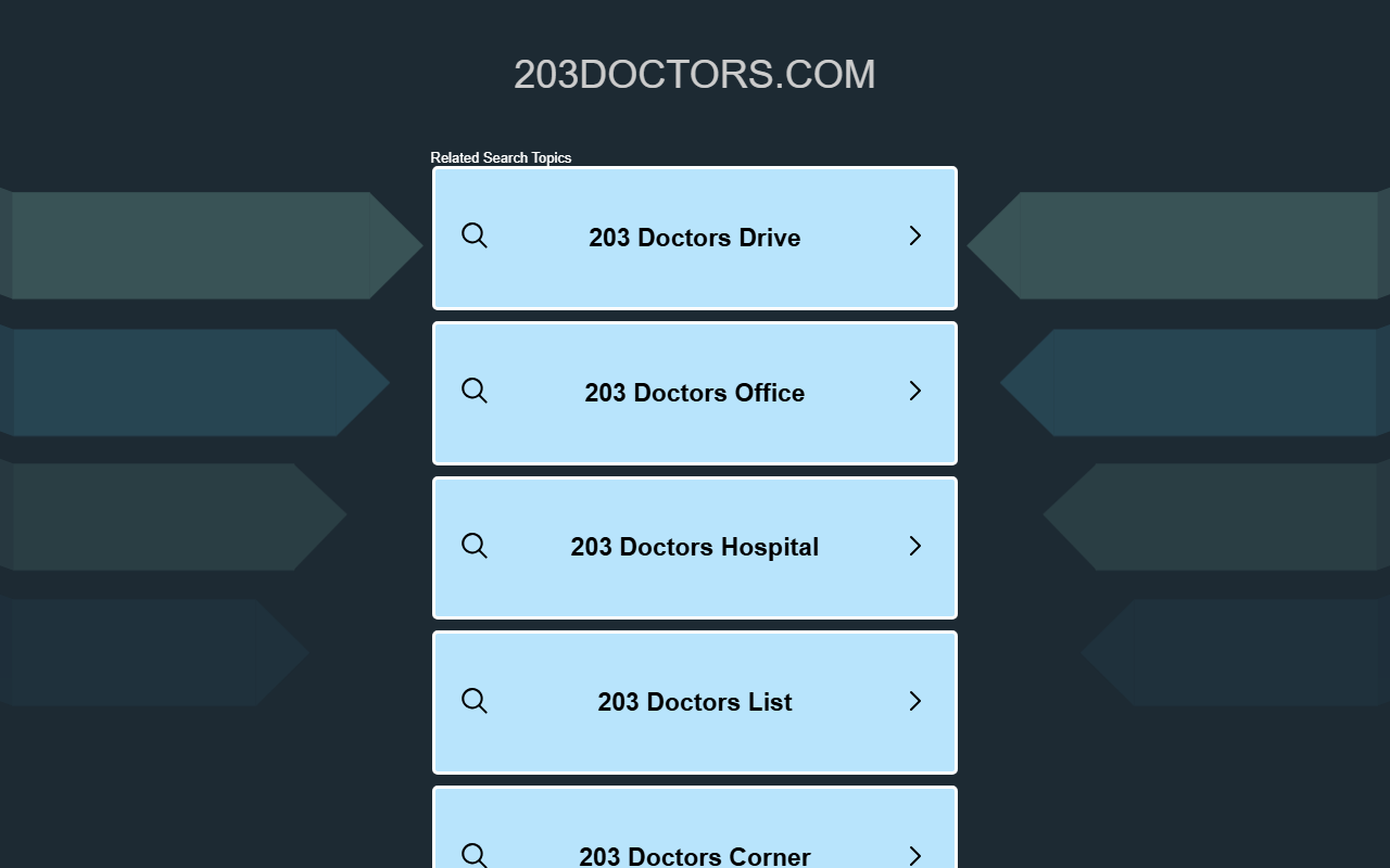 203doctors.com screenshot