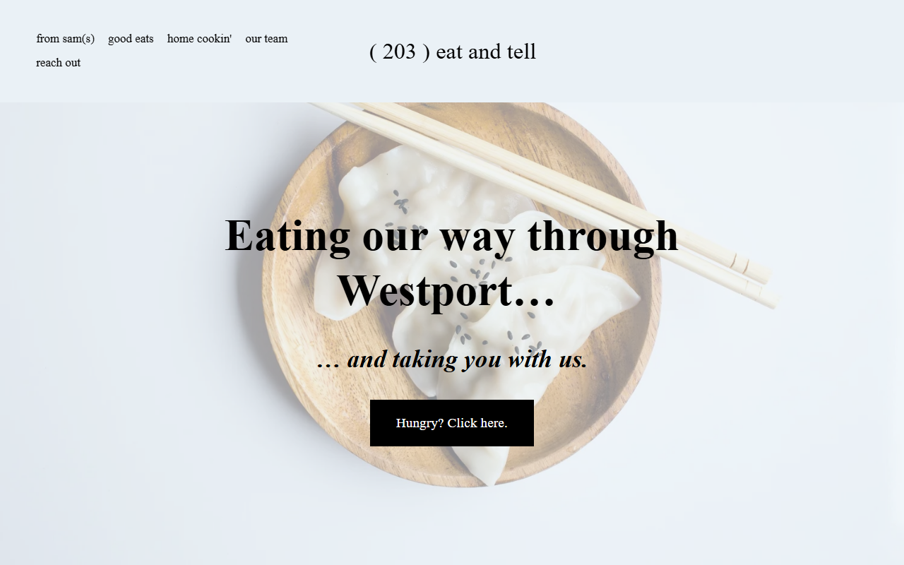 203eatandtell.com screenshot