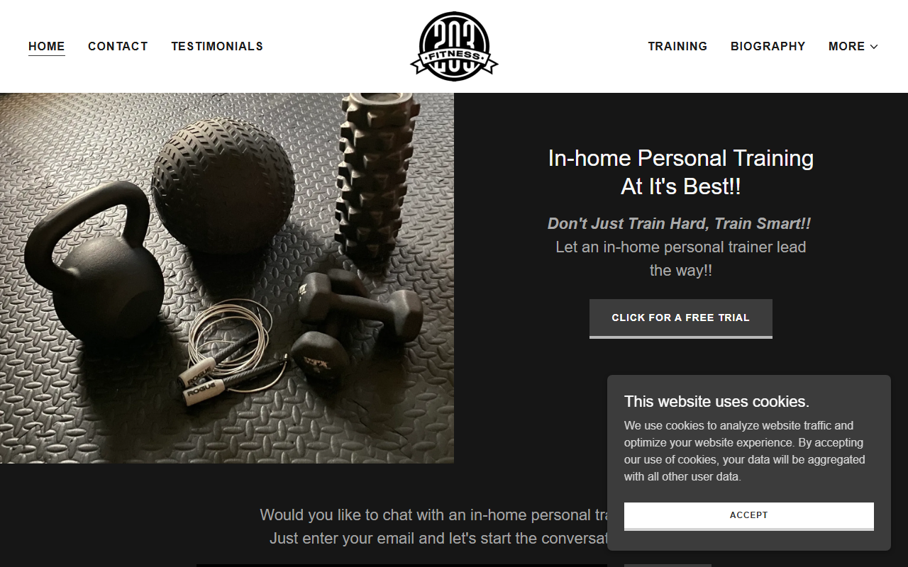 203fitness.com screenshot