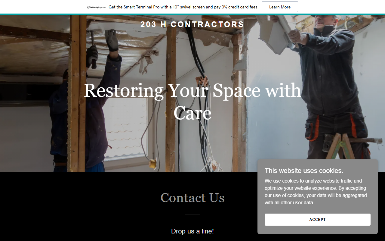 203hcontractors.com screenshot
