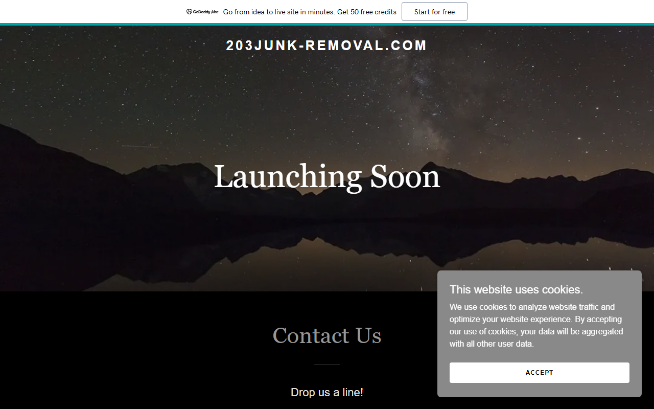 203junk-removal.com screenshot