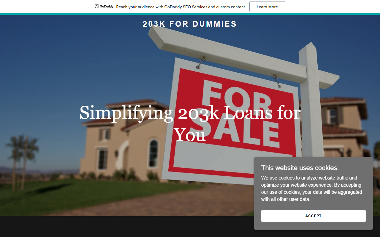 203k4dummies.com screenshot