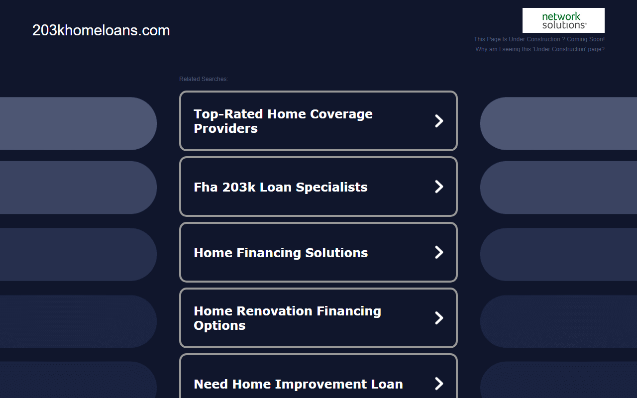 203khomeloans.com screenshot