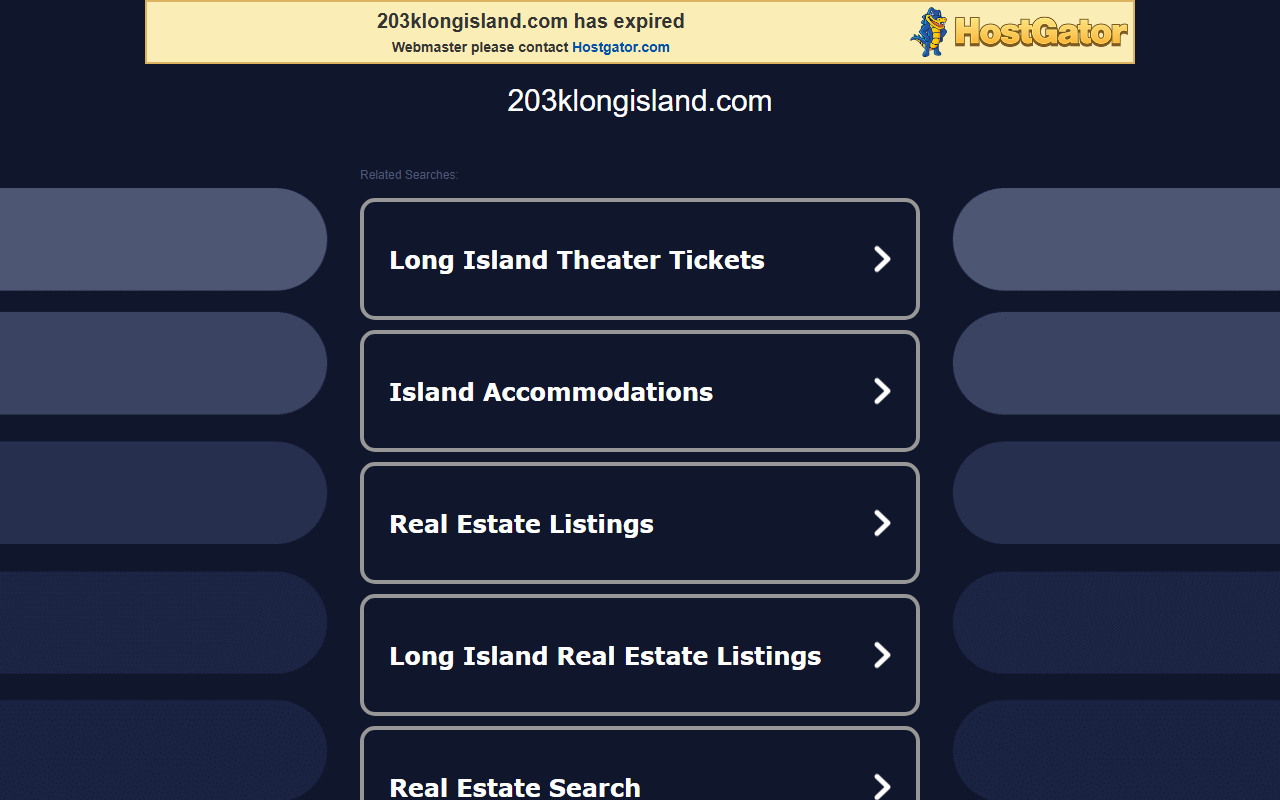 203klongisland.com screenshot