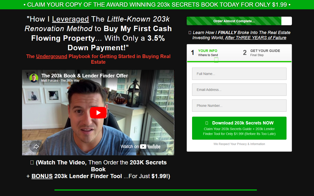 203ksecrets.com screenshot