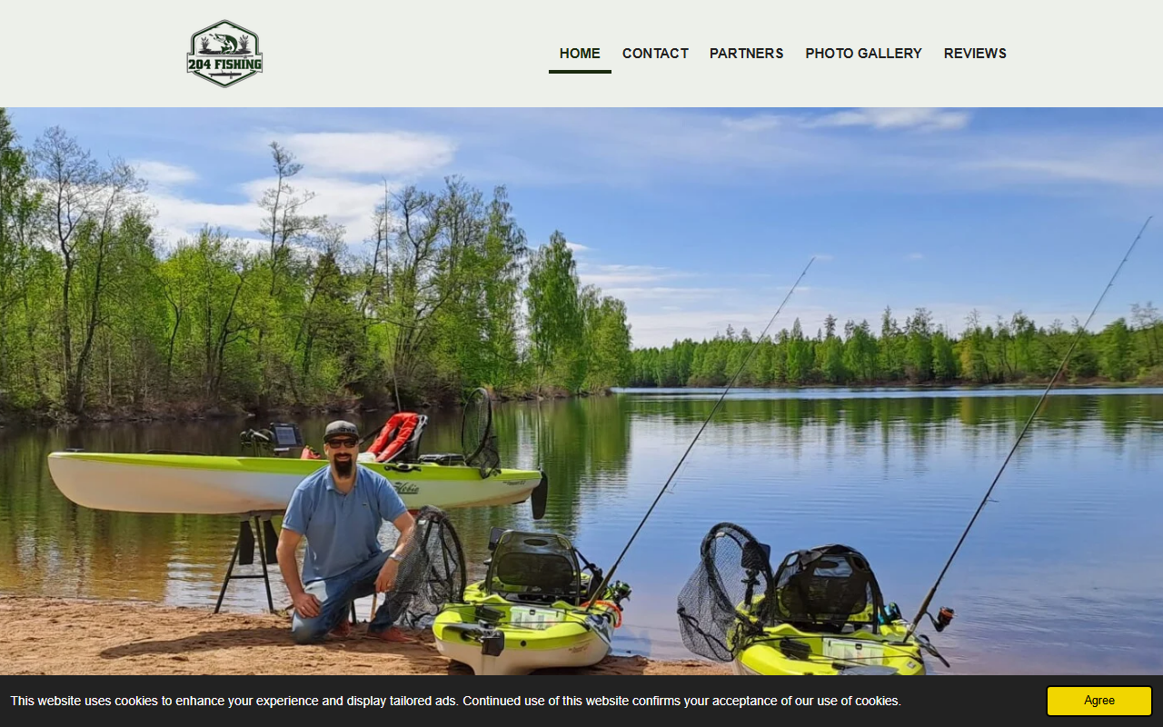 204-fishing.com screenshot