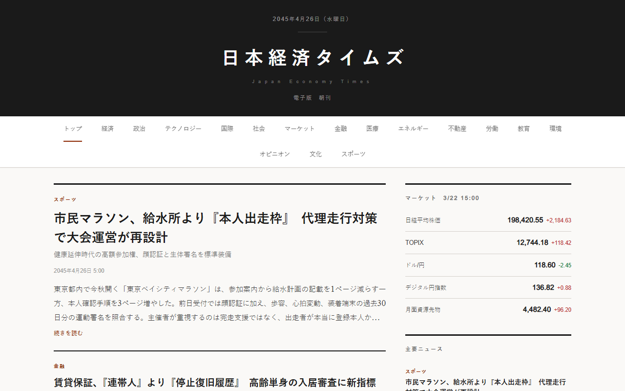 2045journal.com screenshot