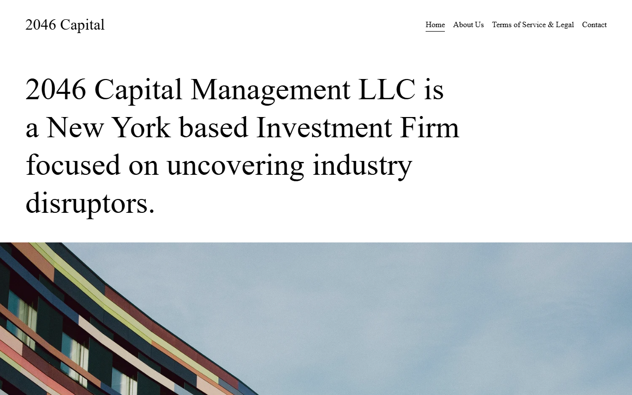 2046capital.com screenshot