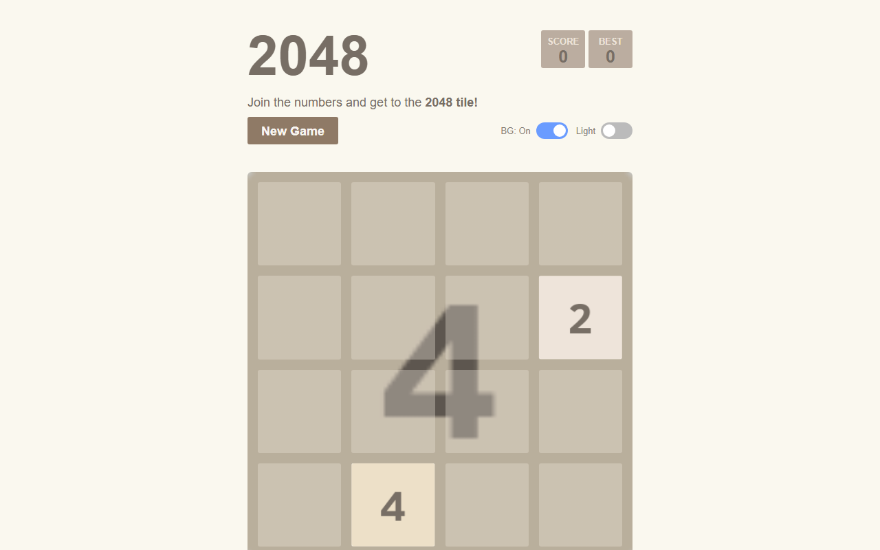 2048create.com screenshot