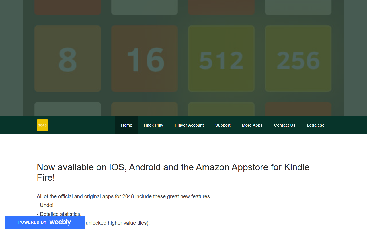 2048original.com screenshot