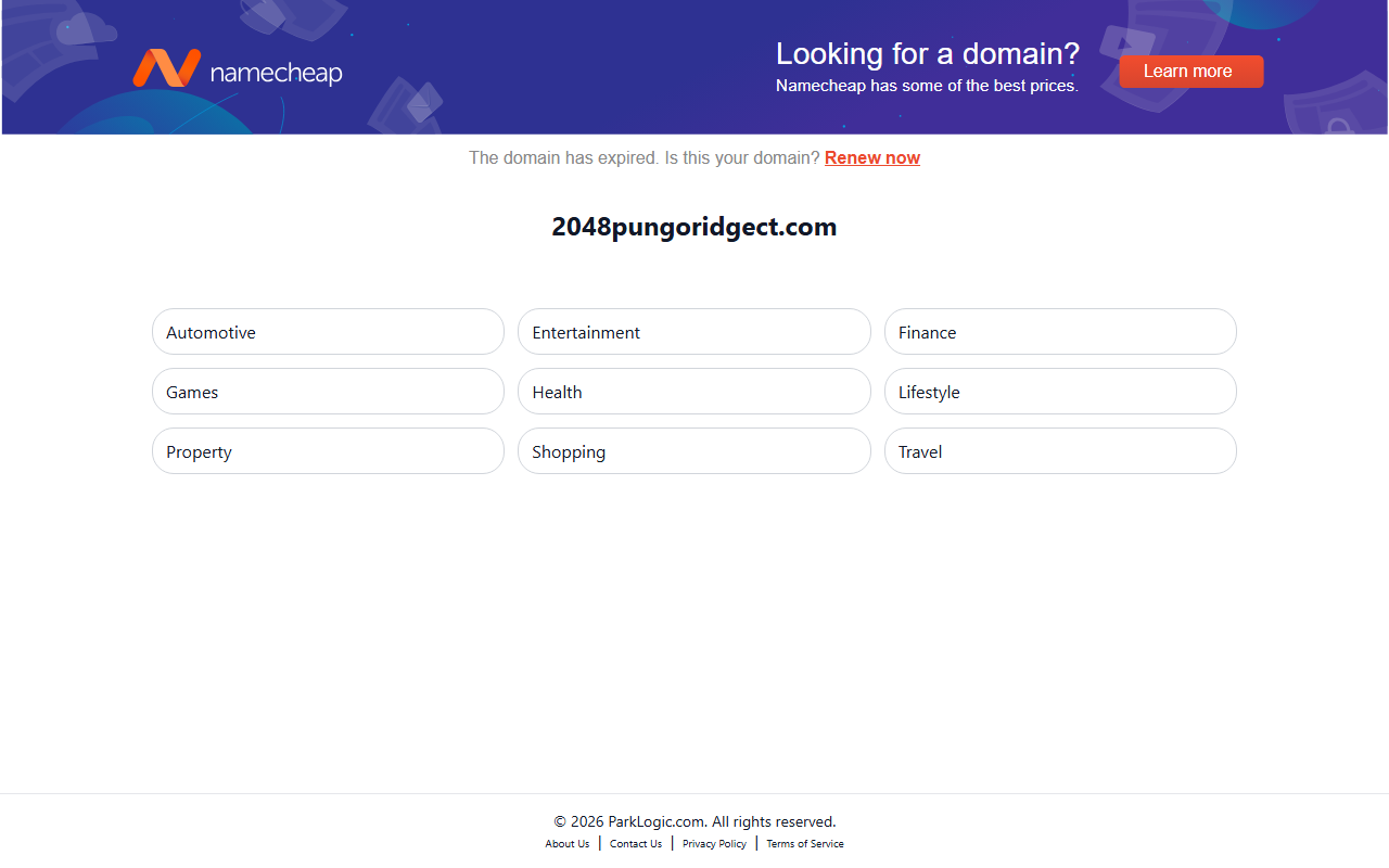 2048pungoridgect.com screenshot