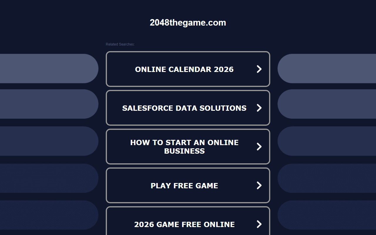 2048thegame.com screenshot