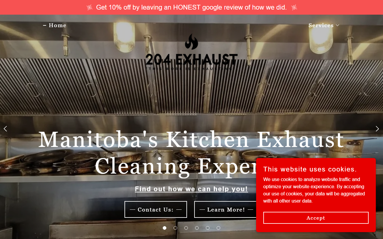 204exhaust.com screenshot