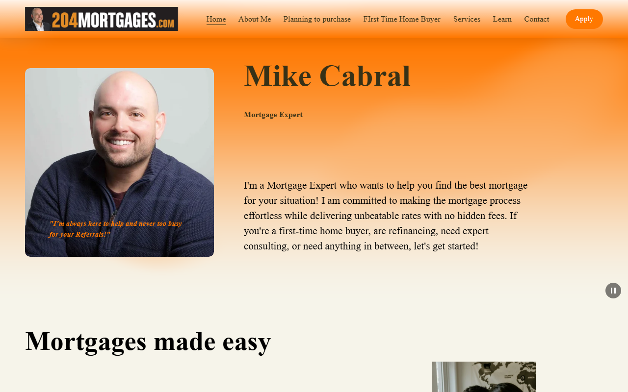 204mortgages.com screenshot