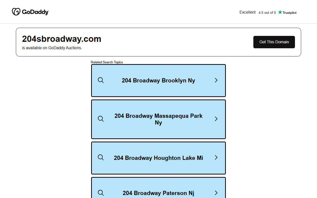 204sbroadway.com screenshot