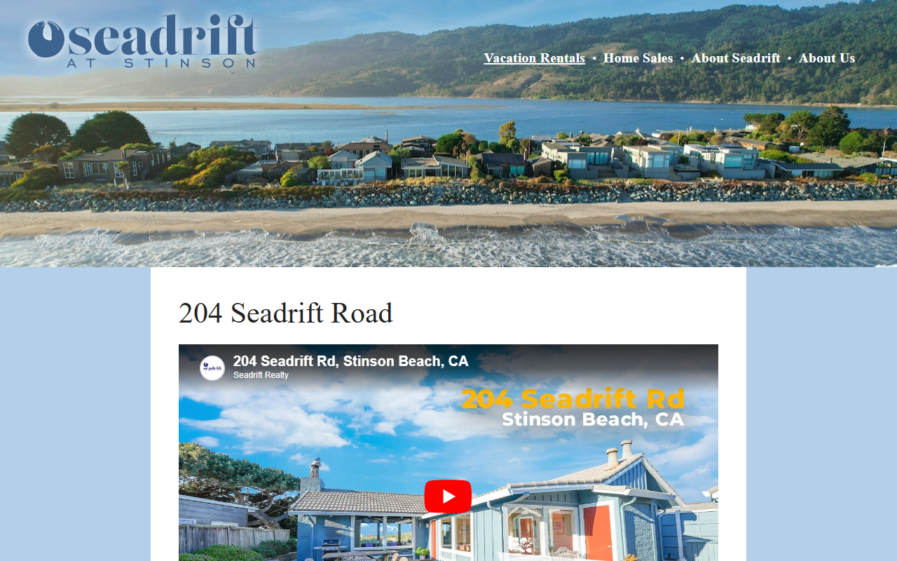 204seadriftroad.com screenshot