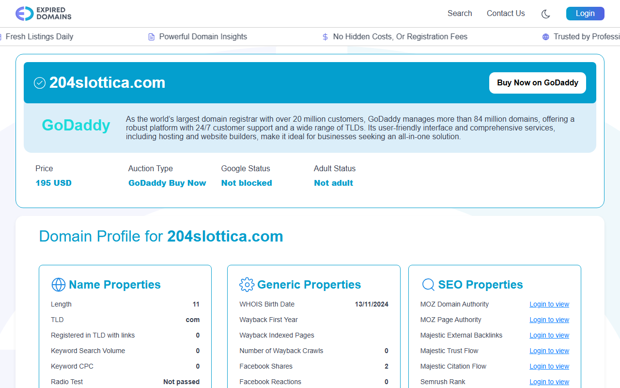 204slottica.com screenshot