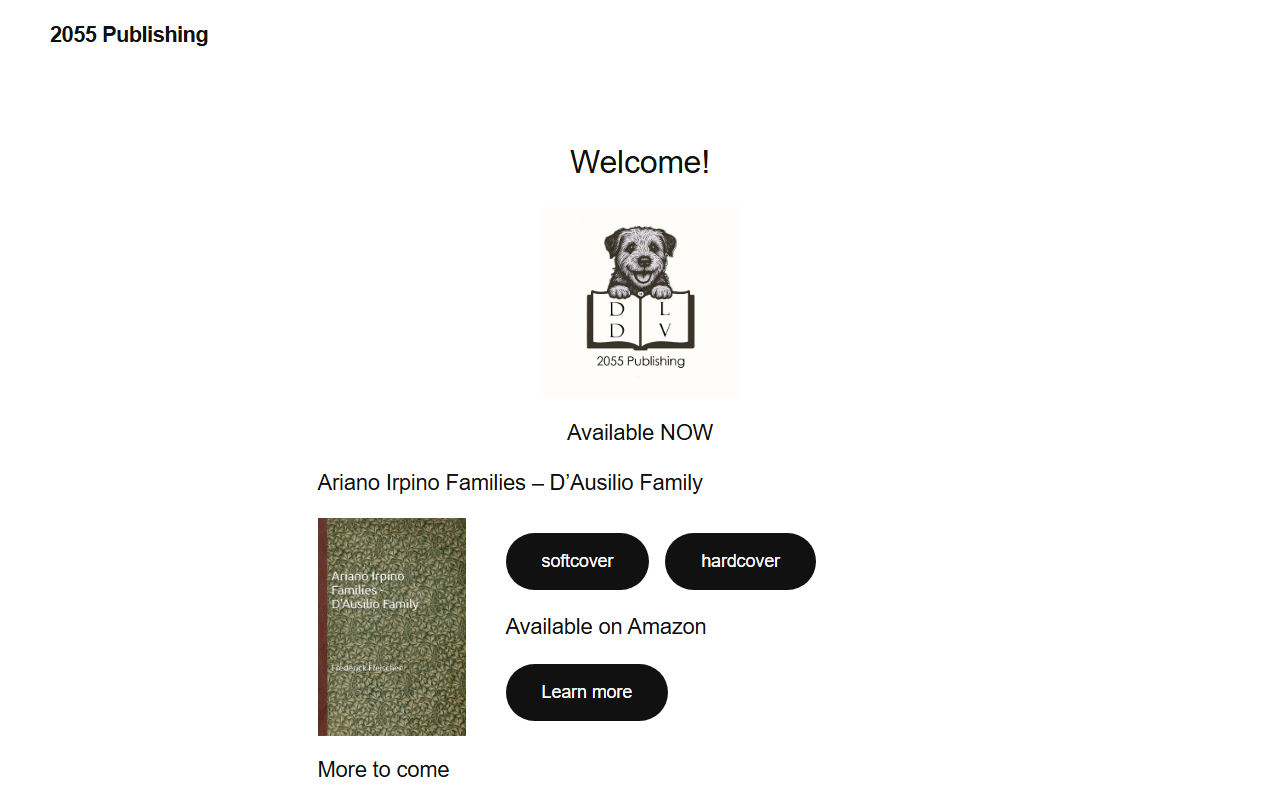 2055publishing.com screenshot