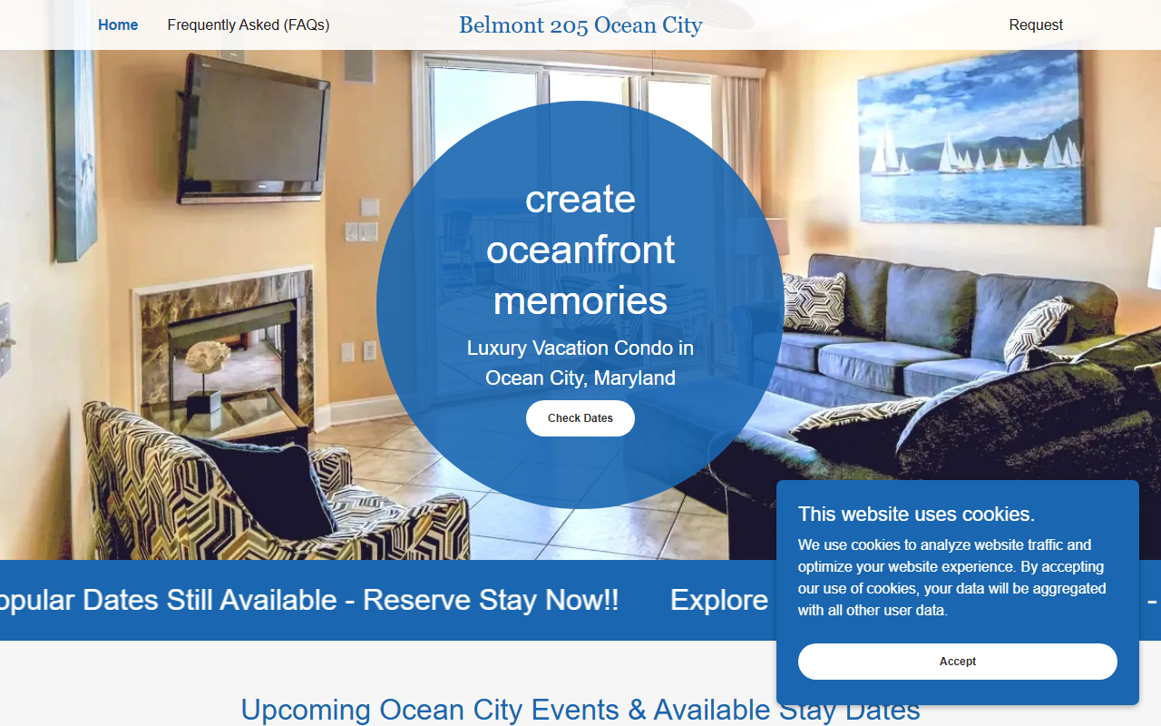 205belmont.com screenshot