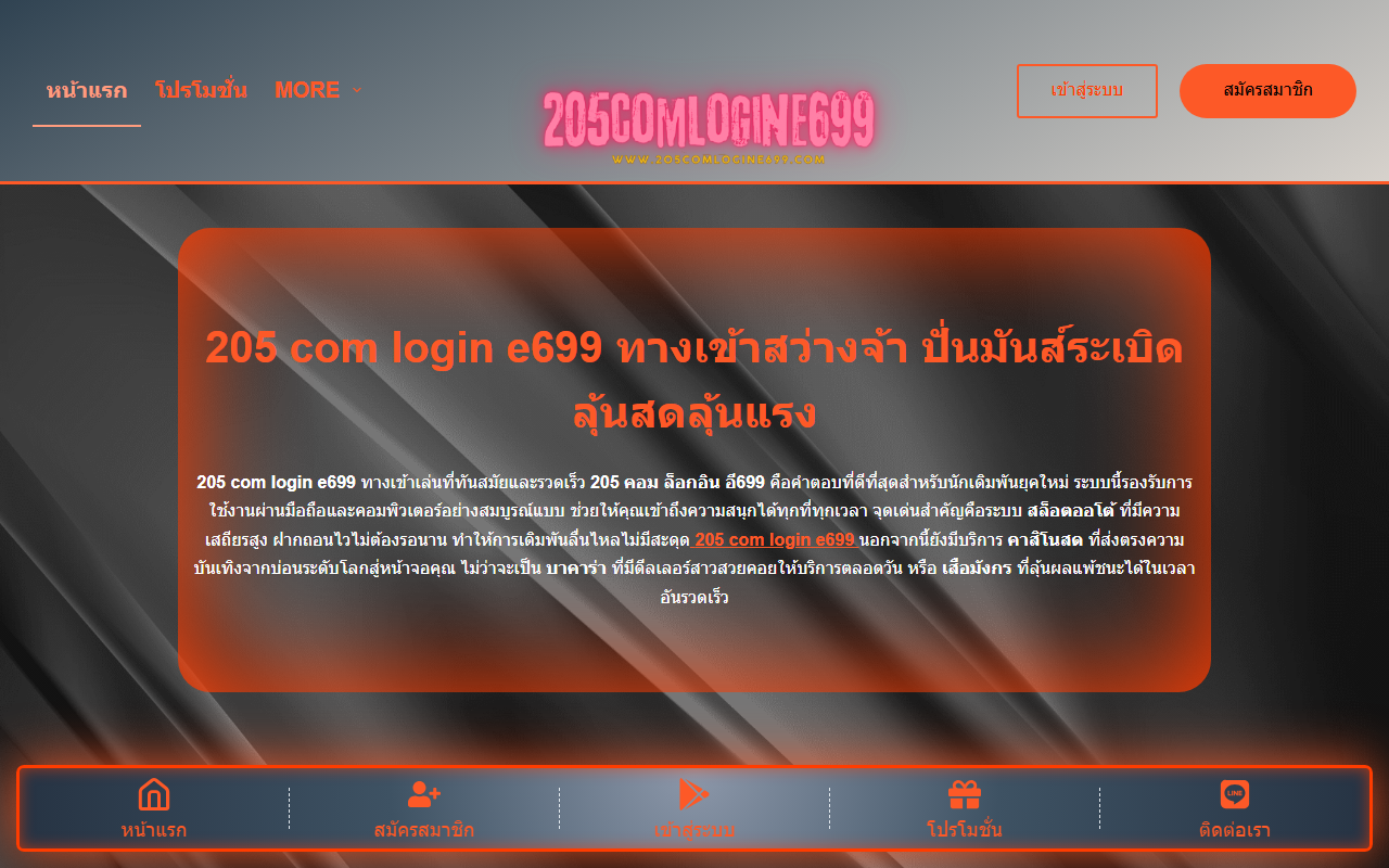 205comlogine699.com screenshot