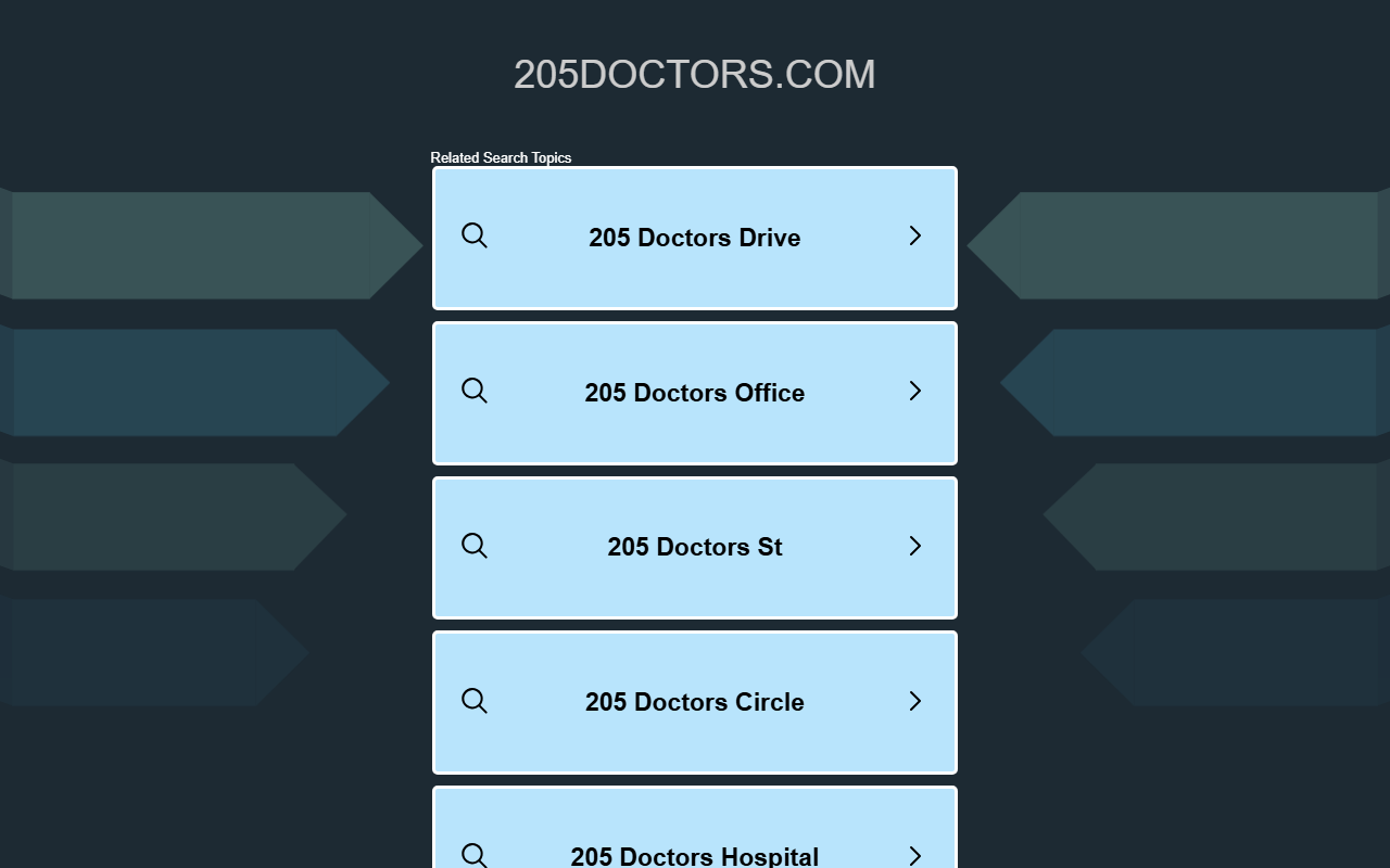 205doctors.com screenshot