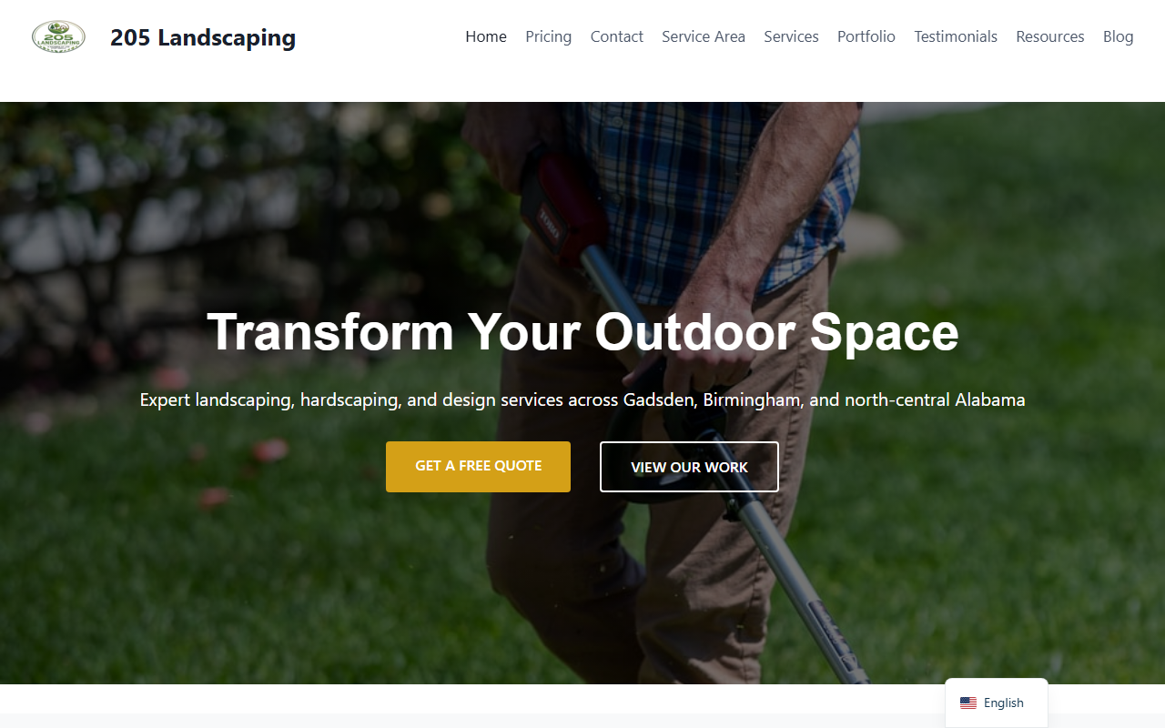 205landscapes.com screenshot