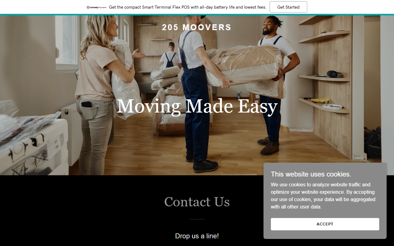 205moovers.com screenshot