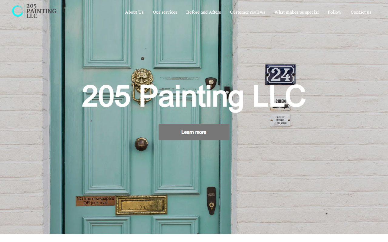 205painting.com screenshot