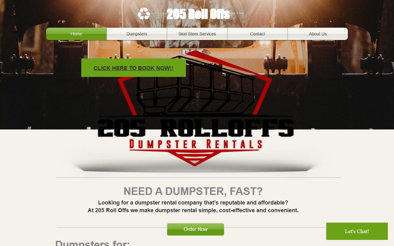 205rolloff.com screenshot